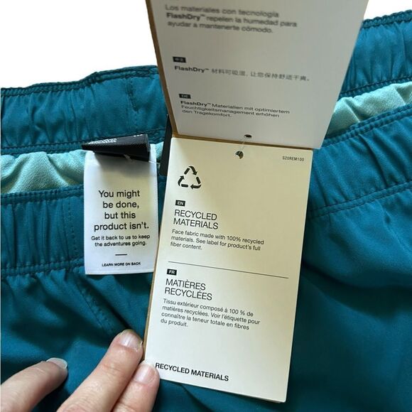 The North Face Elevation Shorts Blue Coral Swim Quick Dry Hiking xxl - Picture 8 of 11